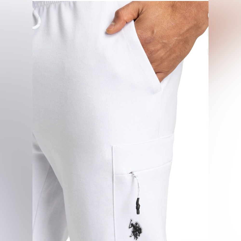 U S Polo Assn men’s active sport cargo  sweatpants; size: 2X - Picture 4 of 4